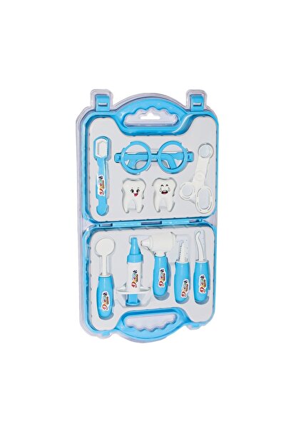 NW NessiWorld ERN-2040 Çantalı Mavi Dişçi Seti -Heroes Toys