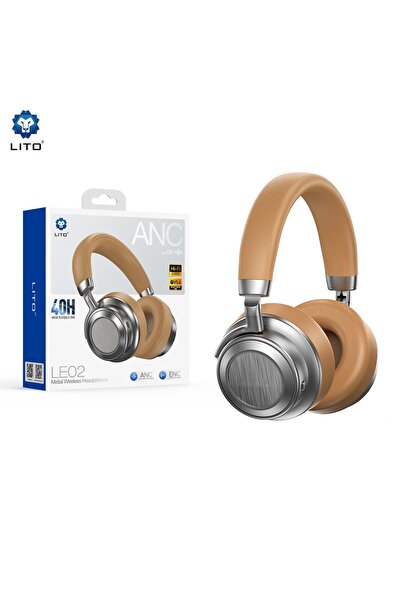 Lito LE02 Bluetooth Kulaklık, Kahverengi