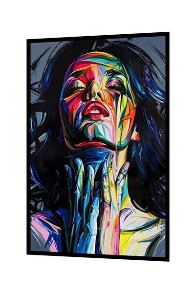 urbantrands إطار لوحة جدارية تجريدية لفتاة