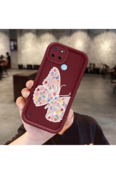 Hontinga حافظة هاتف من السيليكون الرقيق المتوافقة مع هاتف Realme C21Y/C25Y، ن...