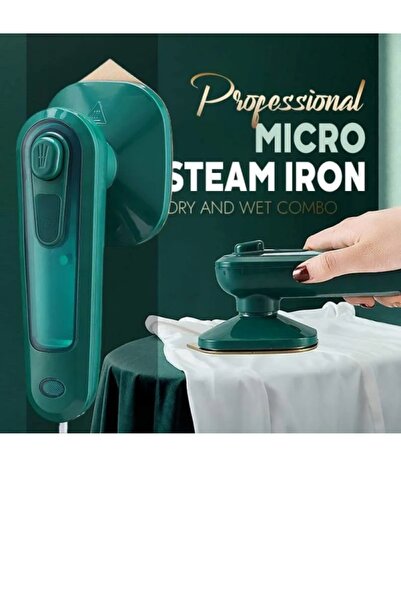 Generic مكواة يدوية ذكية للتحكم في درجة الحرارة، 2 في 1 للكي الجاف والرطب، مح...