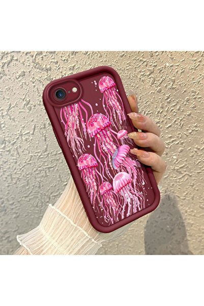 Hontinga Medyuza Pattern Soft Silicone Phone Case with Camera Protection Comp...
