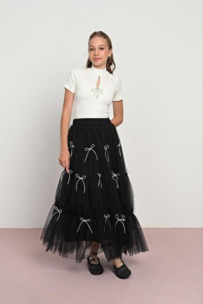 LOCO LOCO Fusta lungă din tul pentru fetiță