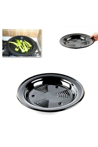 shopwave Enameled Pancake Pan (Kestanematik) (5047)