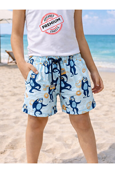 Casabony Αγορικό σορτς-μαγιό με επένδυση με σχέδια