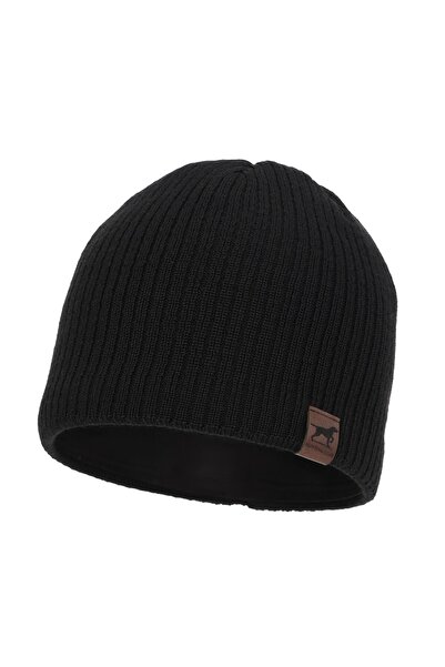 OEM Bird men's winter hat, black color, merino wool, Size 55-60