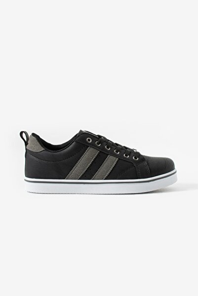 L.A Polo Casual Black Smoked Men's Sneaker