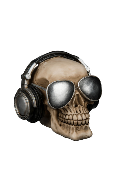 OEM Biker skull piggy bank