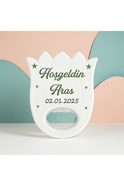 Hedef Plus 10 Adet Lale Açacak Magnet, Erkek Kız Bebek Magneti , Yeni Doğan, ...