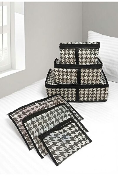 Semay Tekstil 6-Piece Suitcase Organizer, Suitcase Organizer Inside the Lugga...