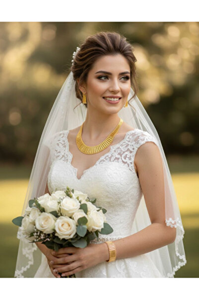 EPIMONI GÜMÜŞ SET 925 Kleopatra Serisi - 22 Ayar Altın Kaplama Gümüş Özel Tas...