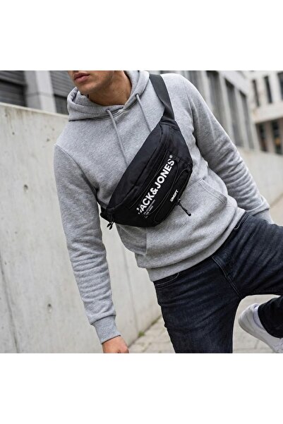 Jack & Jones Jack Jones Jacitrus Bumbag Bell Bag Black