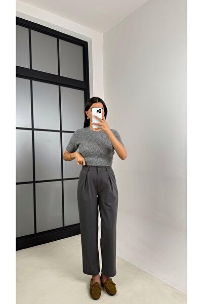 Gaus Antrasit Cepli Kumaş Pantolon GAUS-00544