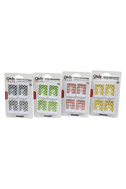 shopwave Mirage 4 Pieces Square Adhesive Hanger (5047)