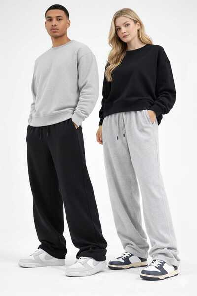 modlux Σετ 2 τεμαχίων Μαύρο Γκρι Unisex Προϊόν Υψηλής Ποιότητας Φαρδιά Γραμμή...