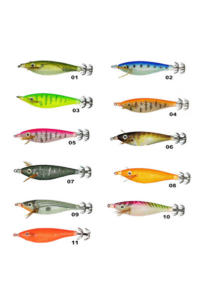 RYUJI Mks Toto 7cm 9.5gr Kalamar Jighead (KURŞUNSUZ KALAMAR ZOKASI)