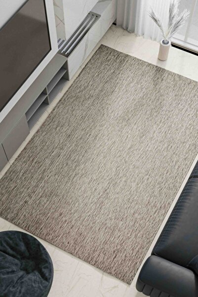 Lorente Home Liora Gri Hasır Dokuma Jüt Kaymaz Taban Sisal Kilim Yıkanabilir ...