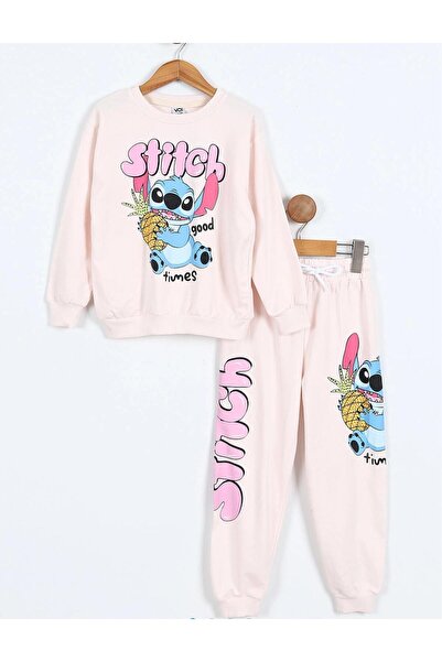 RAPAPA Girl's Stitch Printed Top and Bottom Set-57094