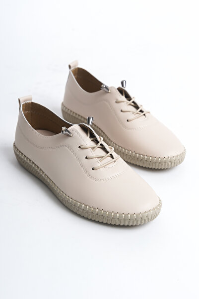DELSOLERA Women's Beige Orthopedic Sole Orthopedic Smart Lacing Casual Comfor...
