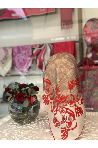 EGGO COUTURE Tivil İpek Eşarp