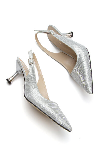 Melvoria Women's Pointed Toe Stylish Heeled Evening Dress Shoes