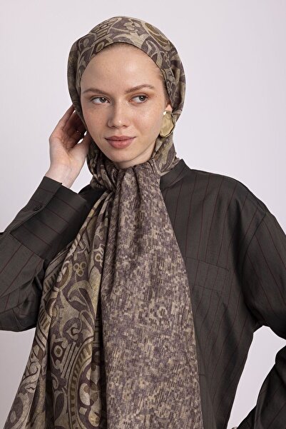 Ayshara Sage Collection Mystical Hare Double Sided Shawl