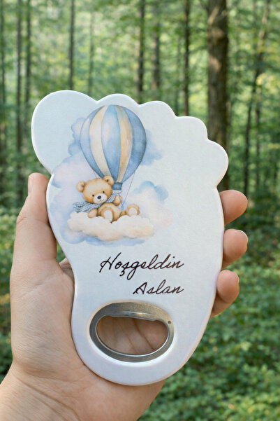 Caldium Store Ayak İzi Açacak Magnet Yeni Doğan Temalı Kişiye Özel 10 Adet