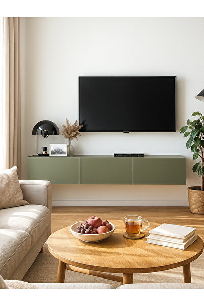 dorpek Cercei Tv Sehpa & Ünitesi, Duvara Monte Tv Ünitesi | Sardunya