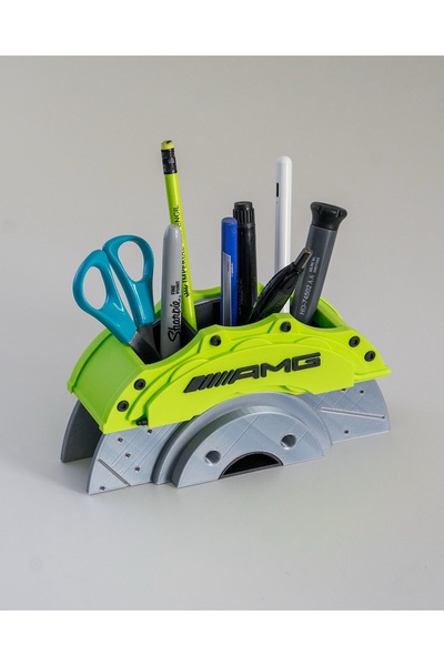 Teknovagroup حامل أقلام بتصميم مكابس الفرامل - منظم سطح المكتب بتصميم السيارات