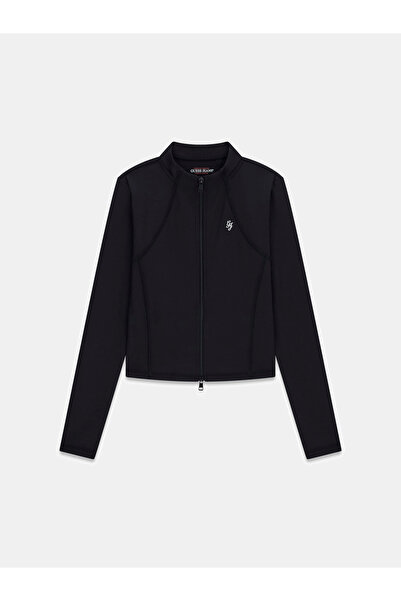Guess Gj Active Full Zip Women's Black Jacket W6Rp34K1092-Jblk