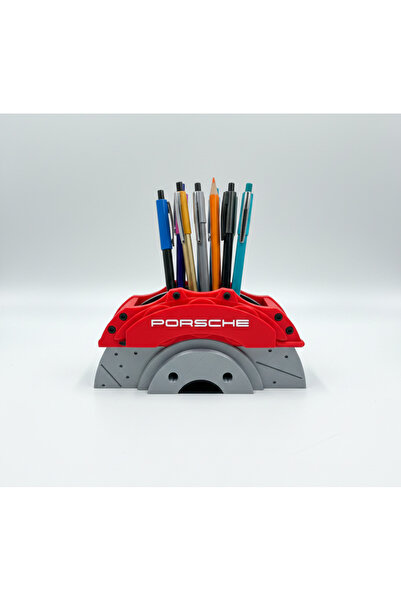 Teknovagroup حامل أقلام بتصميم مكابس الفرامل - منظم سطح المكتب بتصميم السيارات