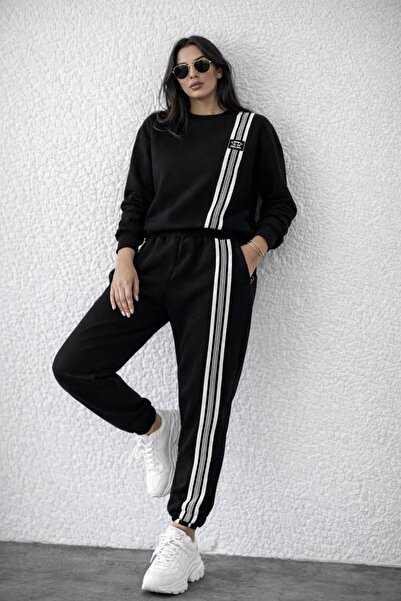 bb butik basic Thick 3 Thread Sh Fleece-Lined Set M3354