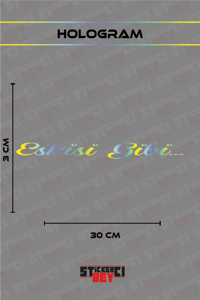 STİCKERCI BEY مثل القديم... ملصق مكتوب للدراجات النارية والكمبيوتر المحمول وا...