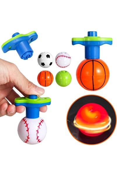 Generic 10 Pieces of LED Light Spinning Tops with Gyroscope