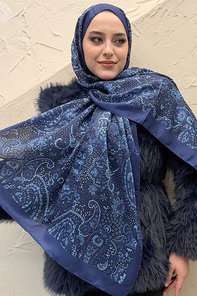 efdal şal eşarp Ethnic Pattern Voile Soft Shawl