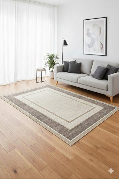 elyar Modern desenli yıkanabilir dijital baskılı süngerli yolluk halı