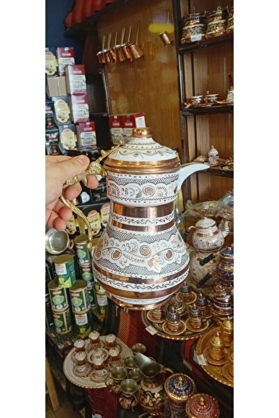 Karadeniz OFSÜT BAKIR İŞLEMELİ KAPAKLI SÜRAHİ 2,2 LT