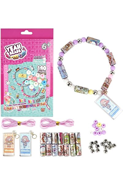 TERRIFI Reusable Roll Stickers Set with Necklace and Bracelet, Innovative Des...