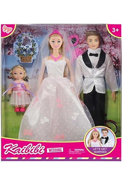 Family Center مجموعة دمية زفاف كاي بيبي مع ملحقاتها