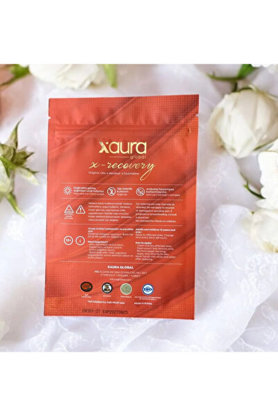 xaura X-Recovery Organik Yağlar, Turmalin ve Mentol İçerikli Rahatlatıcı Bant...