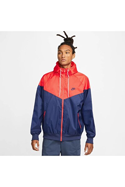 Nike Sportswear Windrunner Erkek Mavi Ceket İnce Mont