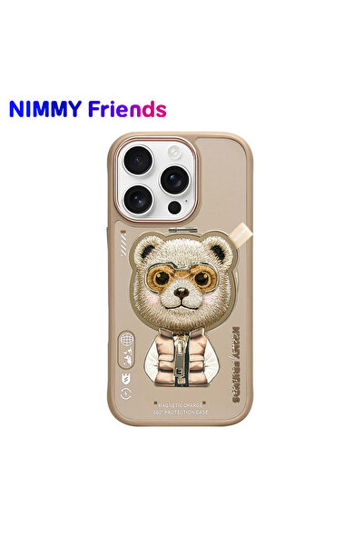 Nimmy حافظة إكسسوارات آيفون 16 برو متوافقة مع ماج سيف ثلاثية الأبعاد قابلة لل...