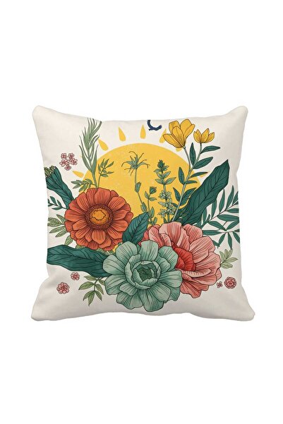 Queen Jera 43x43 cm Husă decorativă pentru pernă cu două fețe cu imprimeu |  ...