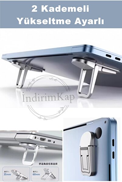 İndirimKap 2 Adet Laptop Stand 2 Kademeli Yükseltme Ayarlı