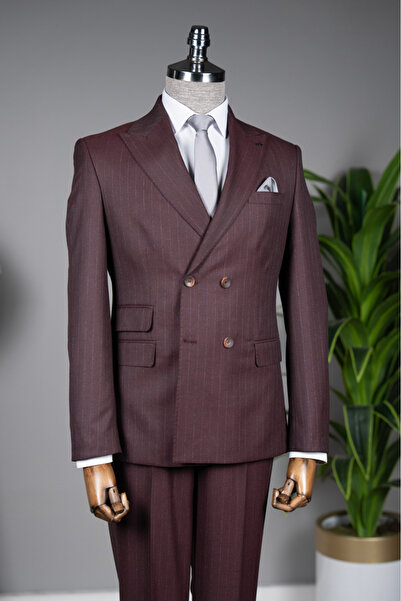 Terziayhan طقم ملابس تيرزي آيهان بأزرار على الجهتين