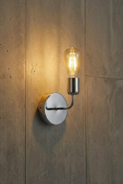 RONİSU AYDINLATMA Opalex Tekli Aplik - Yatak Odası, Banyo Uyumlu Duvar Aplik