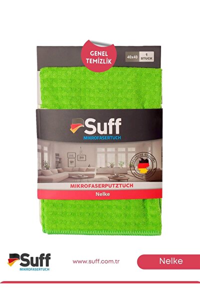 Suff Nelke Genel Temizlik Bezi Damalı 40x40 | Yeşil