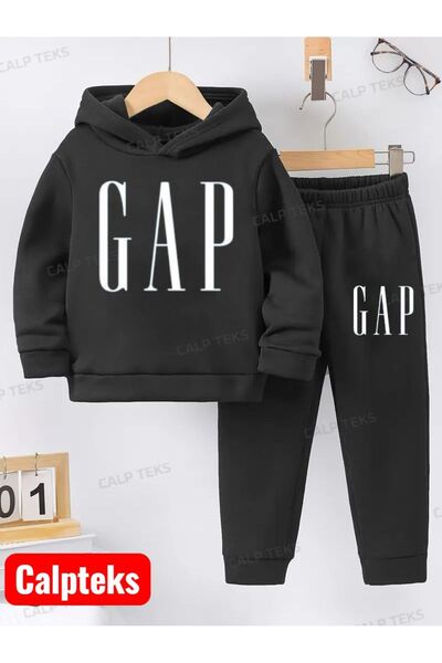 CALP TEKS ΣΕΤ ΠΑΙΔΙΚΗΣ ΦΟΡΜΑΣ ΜΕ ΣΤΑΙΡΑ G-A-P ΧΟΝΤΡΟ ΒΑΜΒΑΚΙ με κουκούλα ΜΕΓΕ...