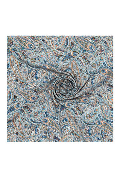 podyum baskı Blue Ethnic Patterned Digital Printed Upholstery Sofa Fabric, Th...