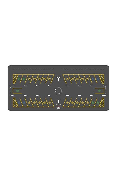 hazer case لوحة ماوس على شكل موقف سيارات XL بمقياس 1/64